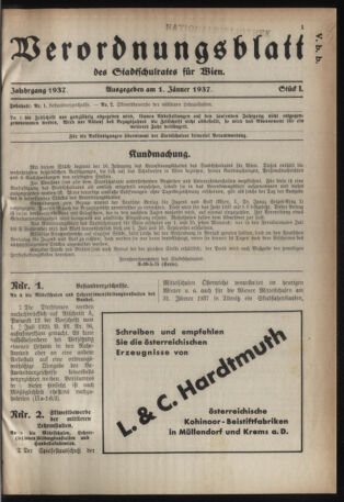 Verordnungsblatt des Stadtschulrates für Wien 19370101 Seite: 1