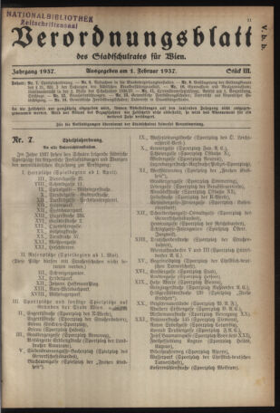 Verordnungsblatt des Stadtschulrates für Wien 19370201 Seite: 1