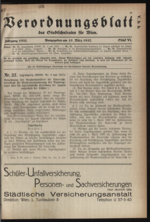 Verordnungsblatt des Stadtschulrates für Wien 19370315 Seite: 1