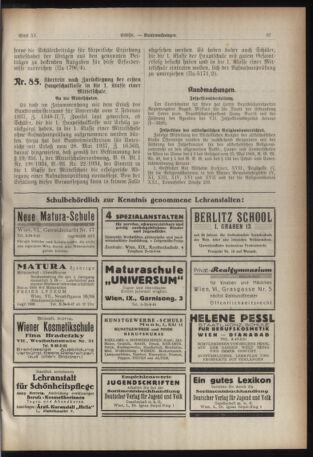 Verordnungsblatt des Stadtschulrates für Wien 19370601 Seite: 11