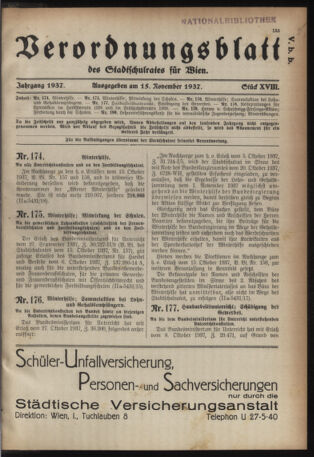 Verordnungsblatt des Stadtschulrates für Wien