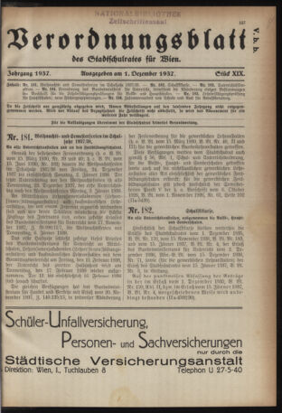 Verordnungsblatt des Stadtschulrates für Wien 19371201 Seite: 1