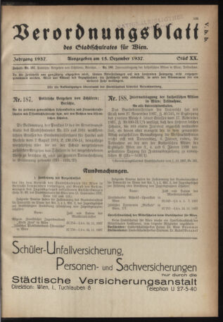 Verordnungsblatt des Stadtschulrates für Wien 19371215 Seite: 1