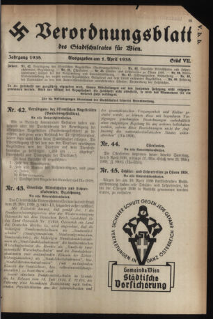 Verordnungsblatt des Stadtschulrates für Wien 19380401 Seite: 1