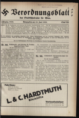 Verordnungsblatt des Stadtschulrates für Wien 19380615 Seite: 1