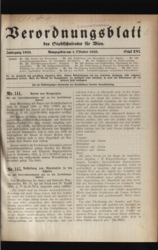 Verordnungsblatt des Stadtschulrates für Wien 19381001 Seite: 1