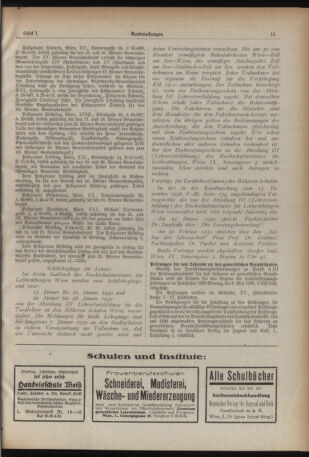 Verordnungsblatt des Stadtschulrates für Wien 19390101 Seite: 15