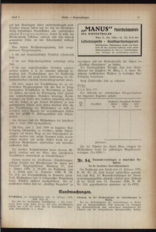 Verordnungsblatt des Stadtschulrates für Wien 19390301 Seite: 5