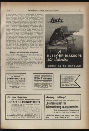 Verordnungsblatt des Stadtschulrates für Wien 19390315 Seite: 7