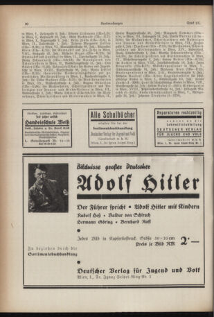 Verordnungsblatt des Stadtschulrates für Wien 19390501 Seite: 10