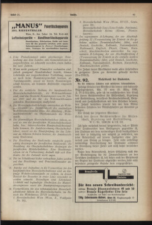 Verordnungsblatt des Stadtschulrates für Wien 19390501 Seite: 5