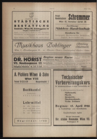 Verordnungsblatt des Stadtschulrates für Wien 19460415 Seite: 4