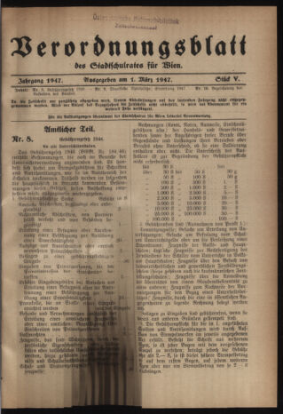 Verordnungsblatt des Stadtschulrates für Wien 19470301 Seite: 1