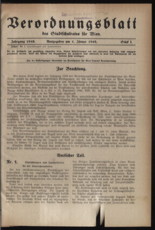 Verordnungsblatt des Stadtschulrates für Wien 19480101 Seite: 1