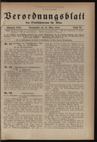 Verordnungsblatt des Stadtschulrates für Wien 19480315 Seite: 1