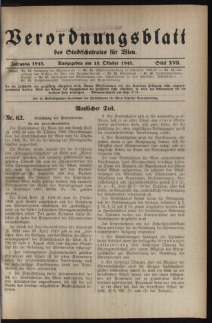 Verordnungsblatt des Stadtschulrates für Wien 19481015 Seite: 1