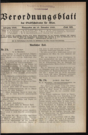 Verordnungsblatt des Stadtschulrates für Wien 19481115 Seite: 1