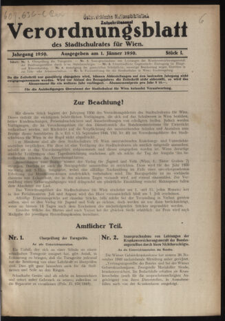 Verordnungsblatt des Stadtschulrates für Wien 19500101 Seite: 1