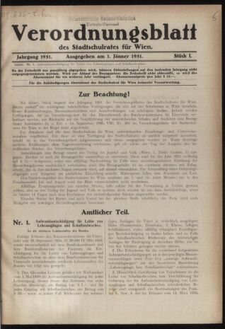 Verordnungsblatt des Stadtschulrates für Wien