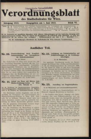 Verordnungsblatt des Stadtschulrates für Wien 19530601 Seite: 1