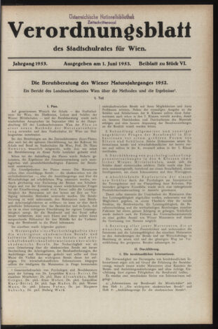 Verordnungsblatt des Stadtschulrates für Wien 19530601 Seite: 5