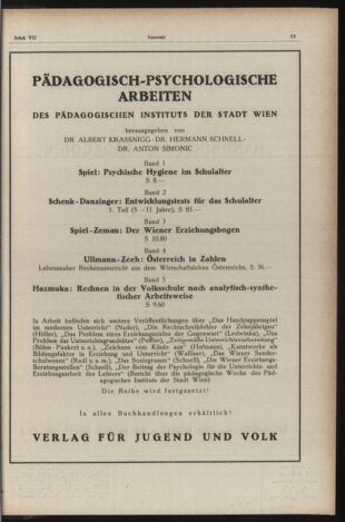 Verordnungsblatt des Stadtschulrates für Wien 19530701 Seite: 19