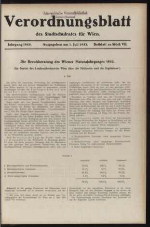 Verordnungsblatt des Stadtschulrates für Wien 19530701 Seite: 21