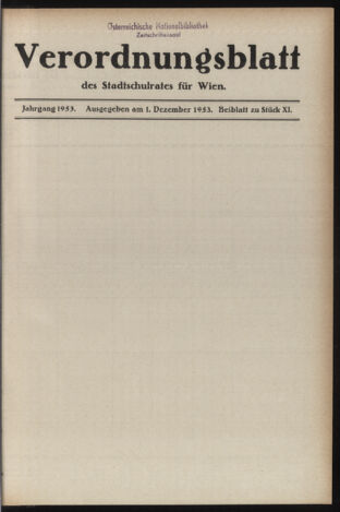 Verordnungsblatt des Stadtschulrates für Wien 19531201 Seite: 1