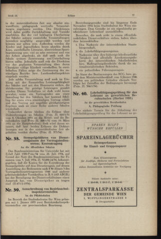 Verordnungsblatt des Stadtschulrates für Wien 19541101 Seite: 3