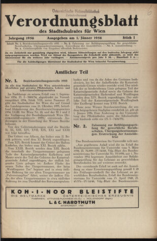 Verordnungsblatt des Stadtschulrates für Wien 19560101 Seite: 1