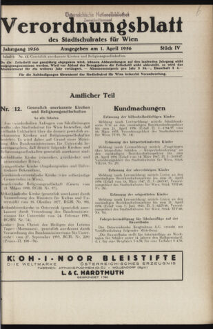 Verordnungsblatt des Stadtschulrates für Wien 19560401 Seite: 1