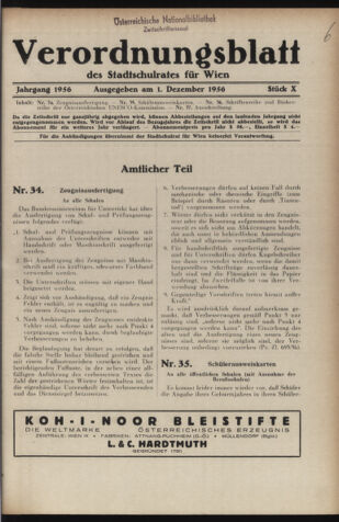 Verordnungsblatt des Stadtschulrates für Wien 19561201 Seite: 1