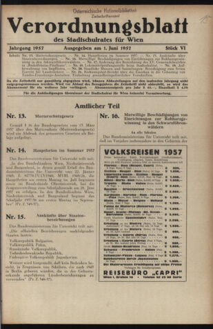 Verordnungsblatt des Stadtschulrates für Wien 19570601 Seite: 1