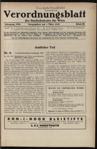 Verordnungsblatt des Stadtschulrates für Wien 19580301 Seite: 1