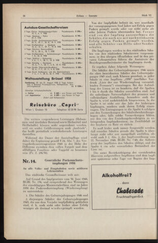 Verordnungsblatt des Stadtschulrates für Wien 19580601 Seite: 2