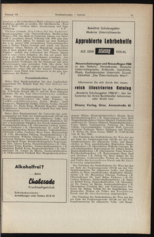 Verordnungsblatt des Stadtschulrates für Wien 19600901 Seite: 7