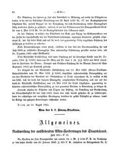 Verordnungsblatt für den Dienstbereich des K.K. Finanzministeriums für die im Reichsrate Vertretenen Königreiche und Länder 18650814 Seite: 2