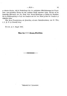 Verordnungsblatt für den Dienstbereich des K.K. Finanzministeriums für die im Reichsrate Vertretenen Königreiche und Länder 18650814 Seite: 3