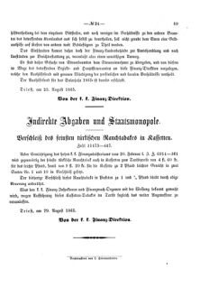 Verordnungsblatt für den Dienstbereich des K.K. Finanzministeriums für die im Reichsrate Vertretenen Königreiche und Länder 18650902 Seite: 3