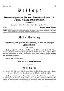 Verordnungsblatt für den Dienstbereich des K.K. Finanzministeriums für die im Reichsrate Vertretenen Königreiche und Länder