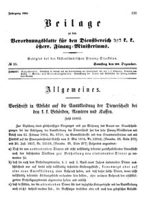 Verordnungsblatt für den Dienstbereich des K.K. Finanzministeriums für die im Reichsrate Vertretenen Königreiche und Länder