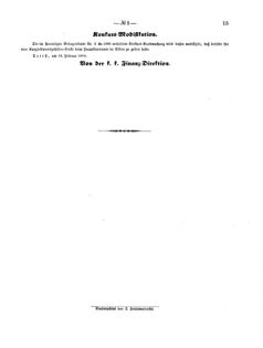 Verordnungsblatt für den Dienstbereich des K.K. Finanzministeriums für die im Reichsrate Vertretenen Königreiche und Länder 18660222 Seite: 3