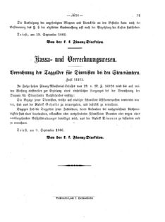 Verordnungsblatt für den Dienstbereich des K.K. Finanzministeriums für die im Reichsrate Vertretenen Königreiche und Länder 18660929 Seite: 3