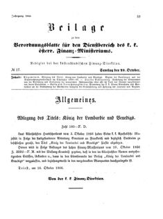 Verordnungsblatt für den Dienstbereich des K.K. Finanzministeriums für die im Reichsrate Vertretenen Königreiche und Länder