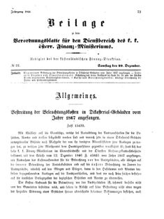 Verordnungsblatt für den Dienstbereich des K.K. Finanzministeriums für die im Reichsrate Vertretenen Königreiche und Länder