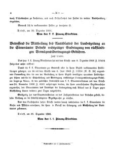 Verordnungsblatt für den Dienstbereich des K.K. Finanzministeriums für die im Reichsrate Vertretenen Königreiche und Länder 18670112 Seite: 4