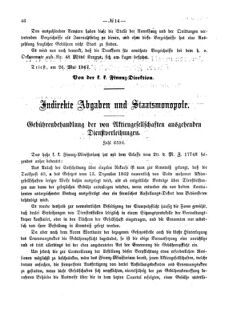 Verordnungsblatt für den Dienstbereich des K.K. Finanzministeriums für die im Reichsrate Vertretenen Königreiche und Länder 18670611 Seite: 2