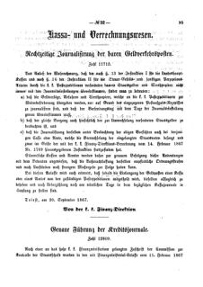 Verordnungsblatt für den Dienstbereich des K.K. Finanzministeriums für die im Reichsrate Vertretenen Königreiche und Länder 18671001 Seite: 3