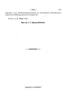 Verordnungsblatt für den Dienstbereich des K.K. Finanzministeriums für die im Reichsrate Vertretenen Königreiche und Länder 18671116 Seite: 3