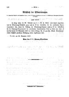 Verordnungsblatt für den Dienstbereich des K.K. Finanzministeriums für die im Reichsrate Vertretenen Königreiche und Länder 18671209 Seite: 2